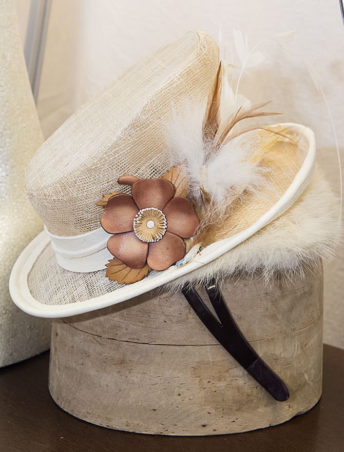 She’s Creating Beautiful Hats