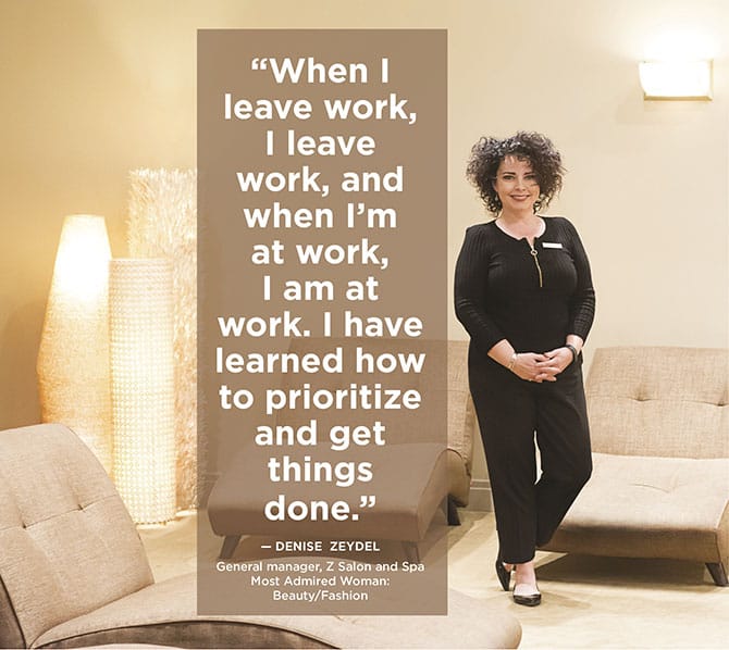 How Denise Zeydel Always Makes Time for Herself