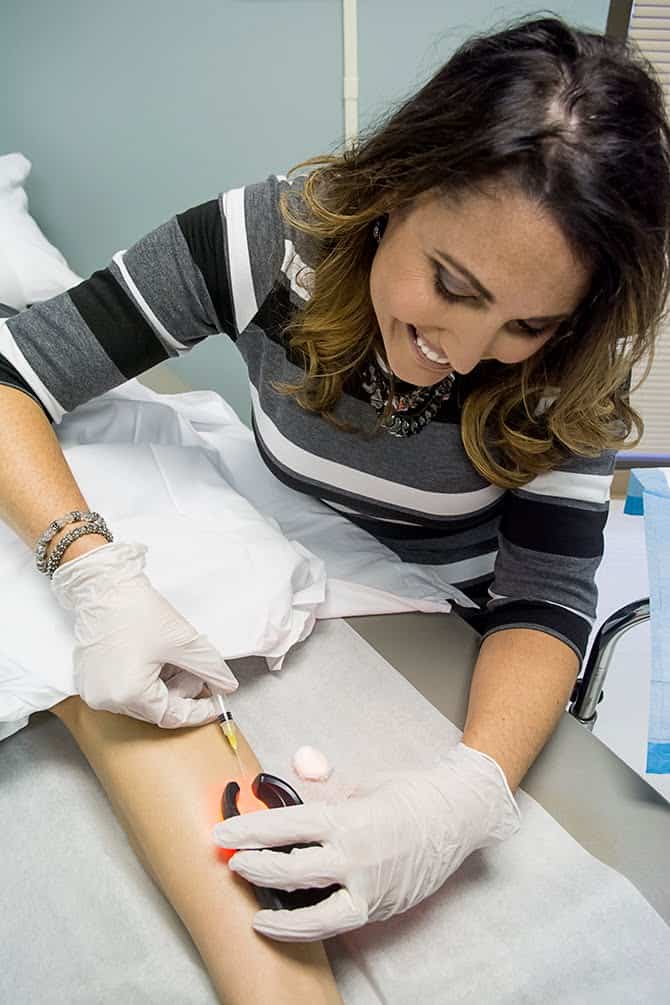 Why and How She Had Her Spider Veins Removed