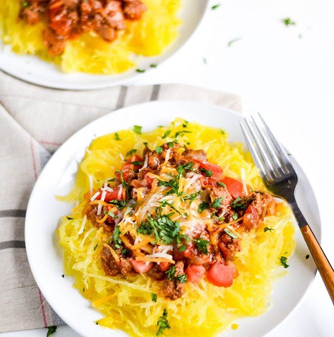 Low-Carb Instant Pot Taco Spaghetti Squash