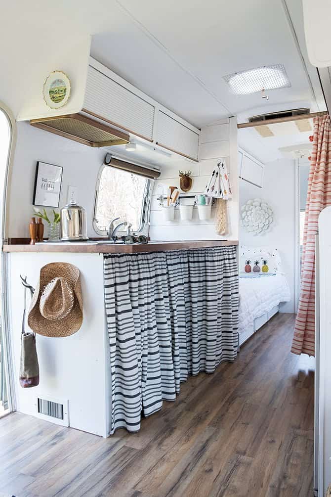 Living Beautifully in Her She Shed: How a Vintage Camper Became Her Personal Oasis