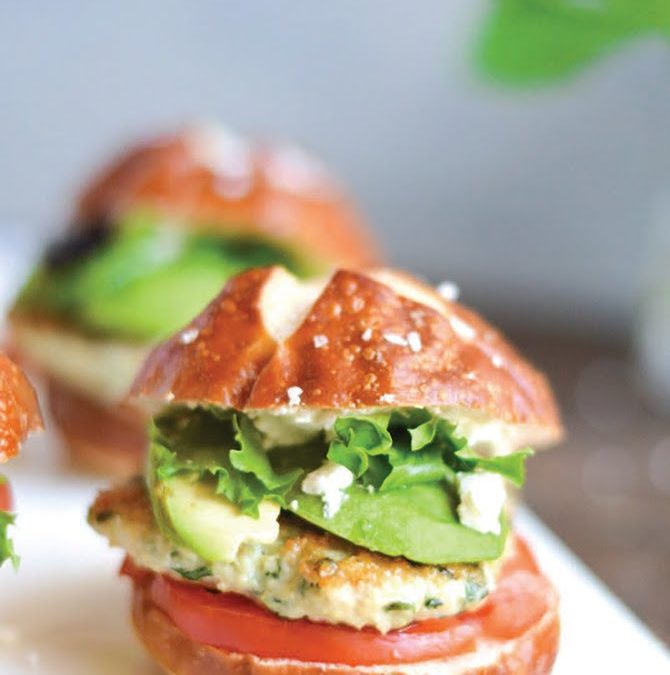 Green Goddess Chicken Salad Sliders