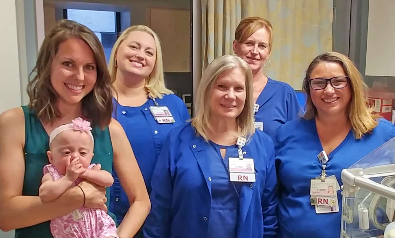 “We are lucky she is a fighter.”