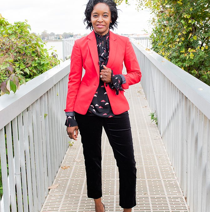 Get Some Tips from Her Work Wardrobe