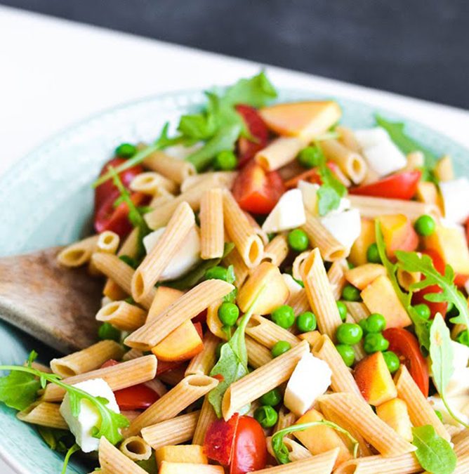 Spring Pasta Salad With Basil Vinaigrette