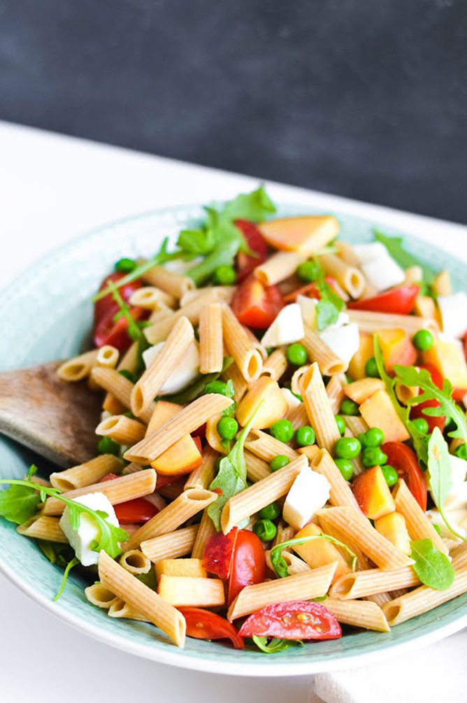 Spring Pasta Salad With Basil Vinaigrette