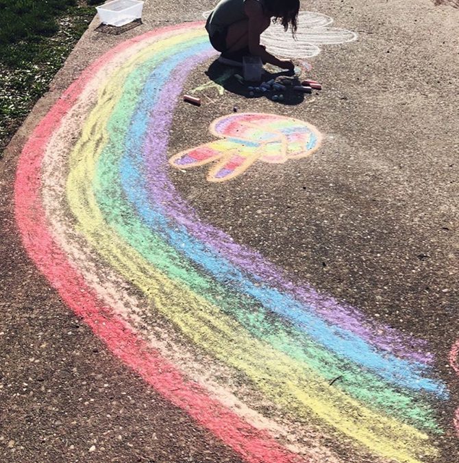 #ChalkYourArt with #TodaysWomanShareIdeas