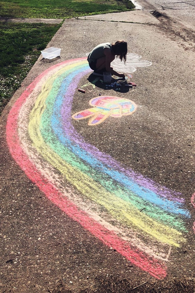 #ChalkYourArt with #TodaysWomanShareIdeas