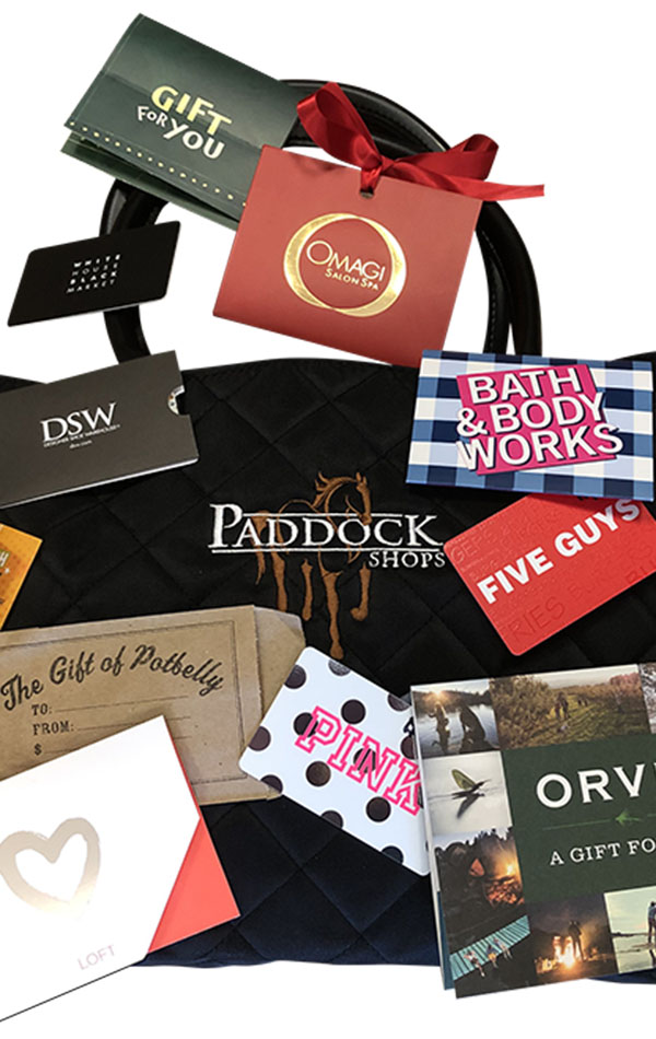 Win $250 Worth of Gift Cards to the Paddock Shops!