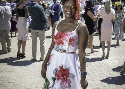 DeAnna Martin from Atlanta made her hatinator at Dee's.