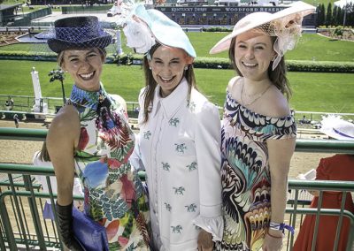 Sisters Wesley Reese and Devon Davis from Fort Worth, with mom, Cari Davis, center, who got the trip as a birthday gift.