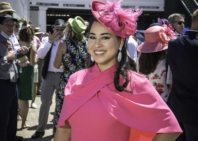 Pretty in pink in the paddocks.