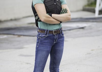 "I did the Junior Olympics twice so I like to think not much rattles my cage," says exercise rider Alisa Morrison of her first Derby week.