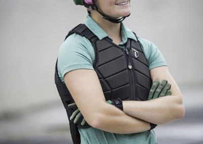 "I did the junior Olympics twice so I like to think not much rattles my cage," says exercise rider Alisa Morrison of her first Derby week.