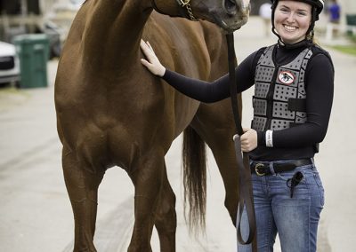 Exercise rider and aspiring jockey, Kylie Wellingon, is in from Iowa for her first Derby week. "There are a lot of trainers who believe that girls get a long better with horses, but there are also trainers who think girls shouldn’t be out there."
